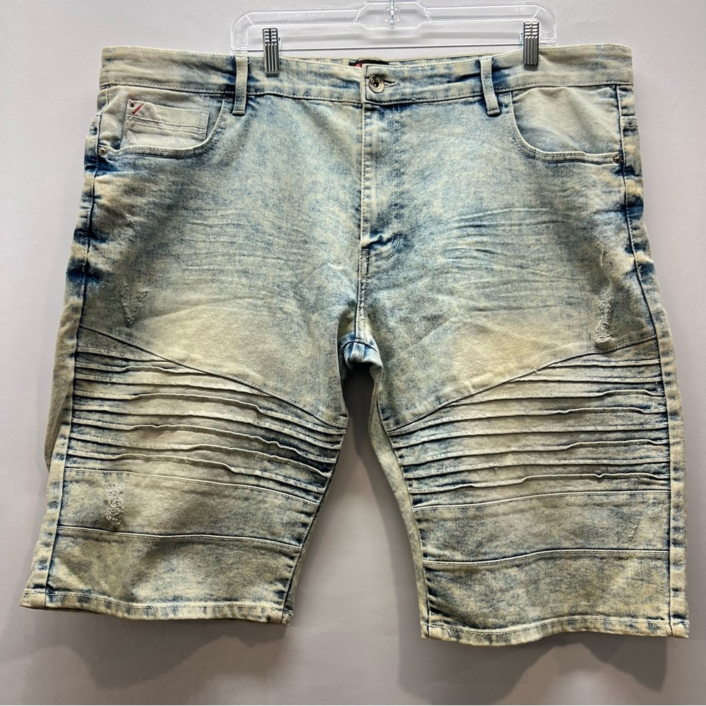 South Pole Blue Jean Shorts Vintage Distressed Style